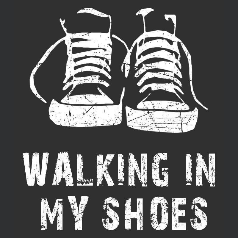 Baskets marchant dans mes chaussures