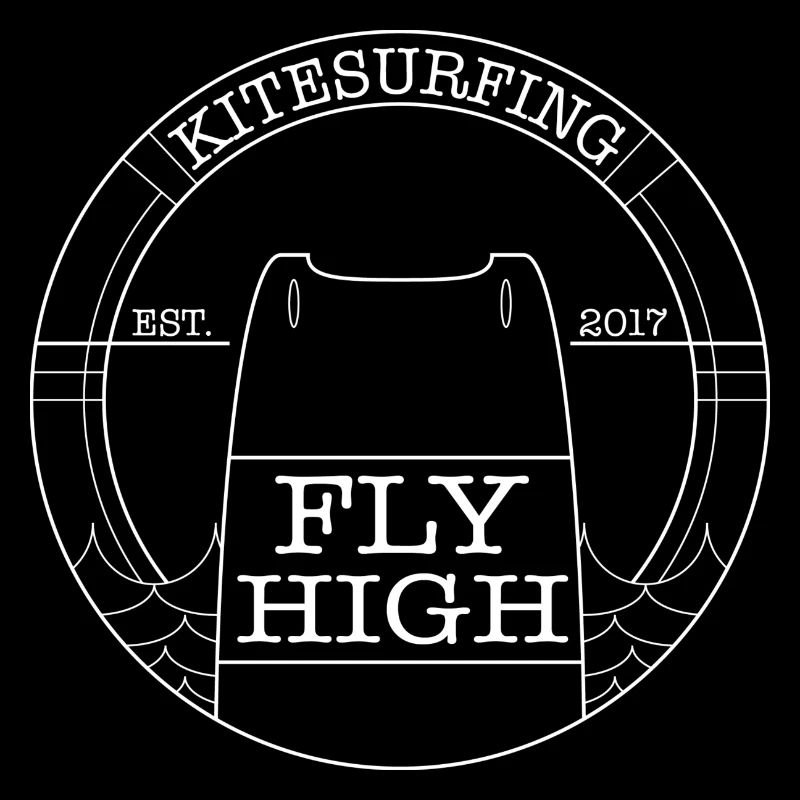Kitesurf Fly High Kiteboard blanc