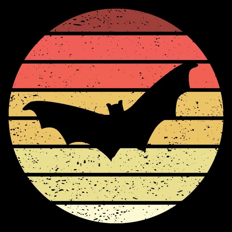 Fledermaus Retro Style Vintage