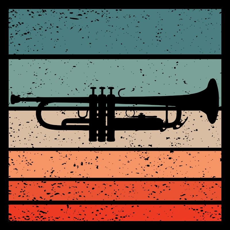 Trompete Retro Style Vintage