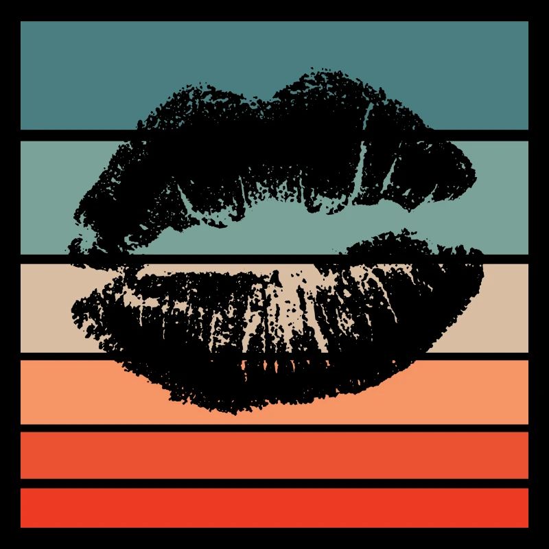 Lips Retro Style Vintage