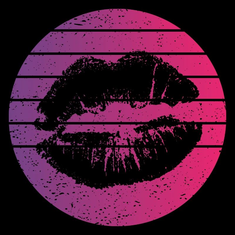 Lips Retro Style Vintage