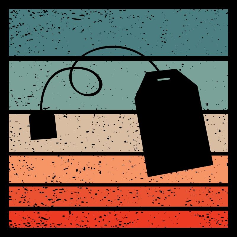 Sachets de thé Retro Style Vintage
