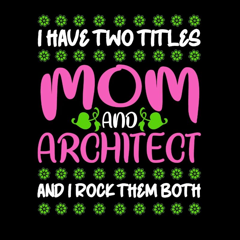 Architektin Architekt Blumen Mama Mutter Geschenk