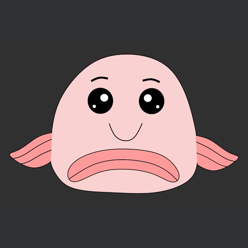 Blobfish fish comic ugly fish
