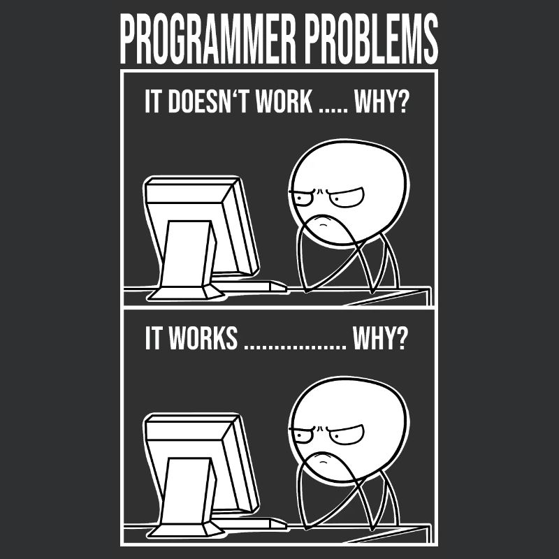 Problèmes de programmation étudiant en informatique drôle
