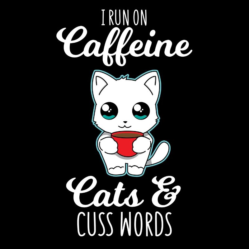 Cats - Coffee - Swearing - Gift