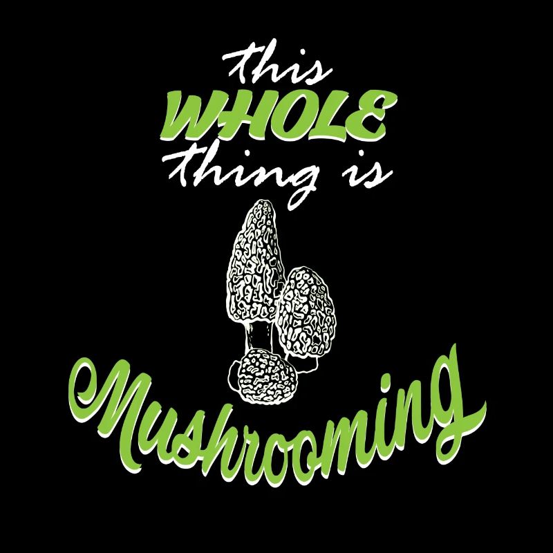 Les champignons se rassemblent dans la forêt