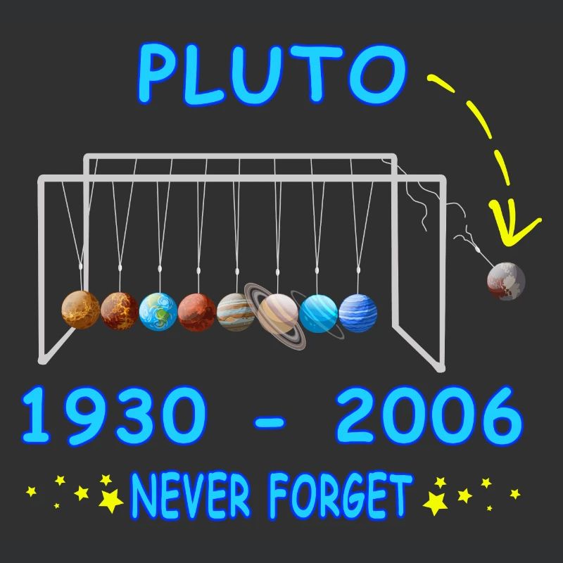 Never Forget Pluto Funny Planet Pluto