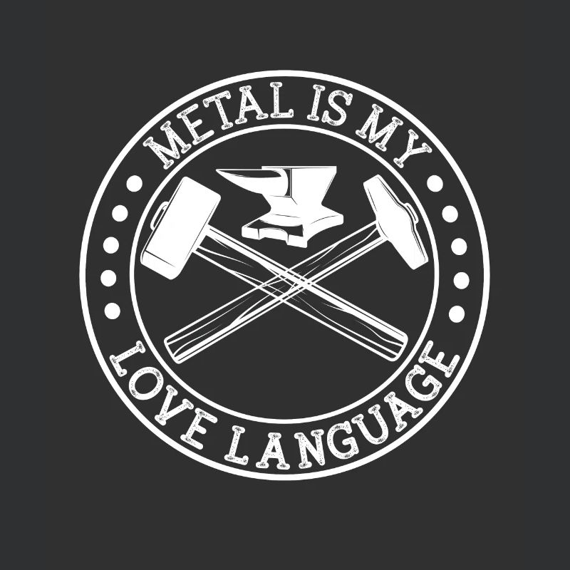 Blacksmithing Metal Is My Love Language Gift Idea