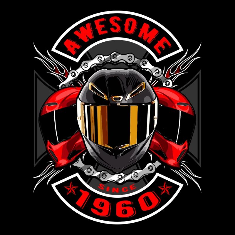 Awesome since 1960, Biker Geburtstag