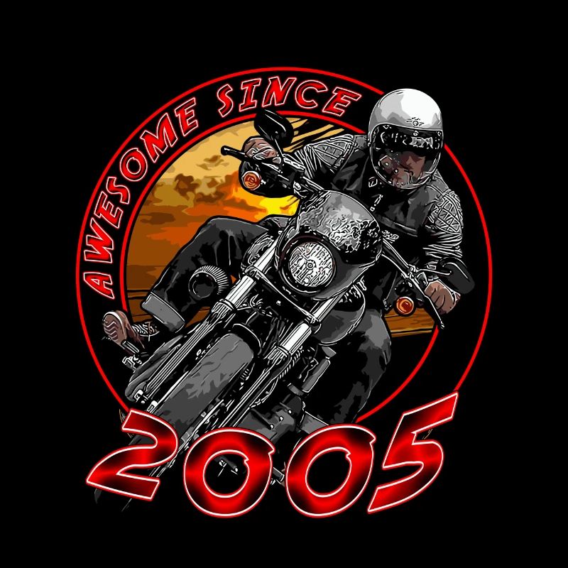 Awesome since 2005, Biker Geburtstag