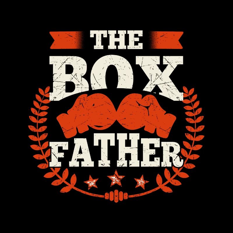 The Box-Father Boxing Gloves Boxer Gift Idea