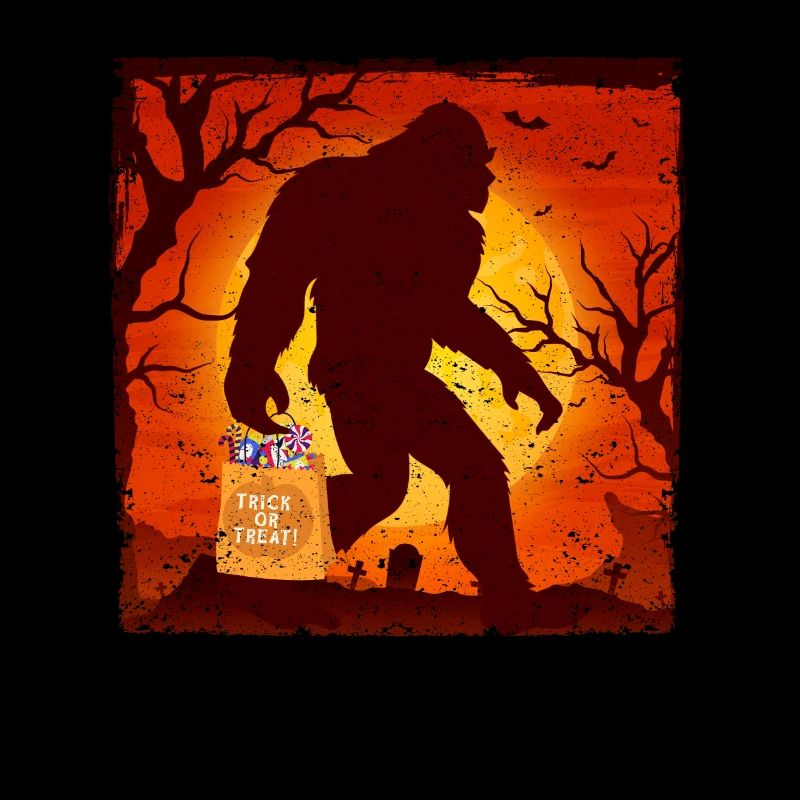 Lustige Halloween Bigfoot Trick oder behandeln