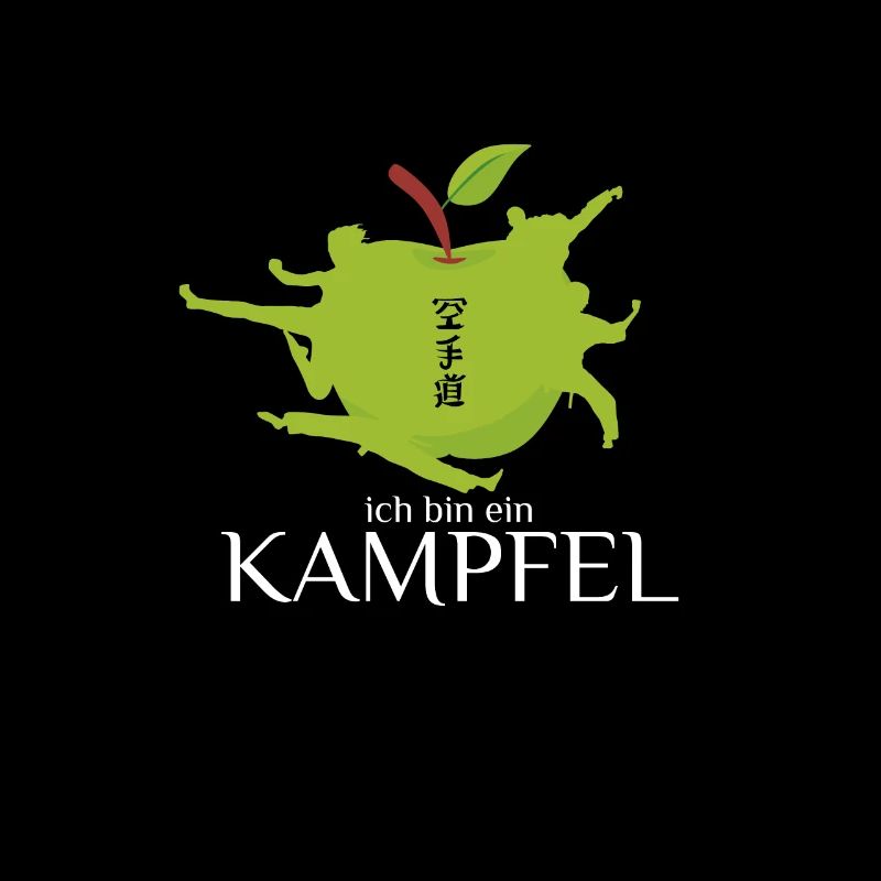 Kampfel Kampf Apfel Karate