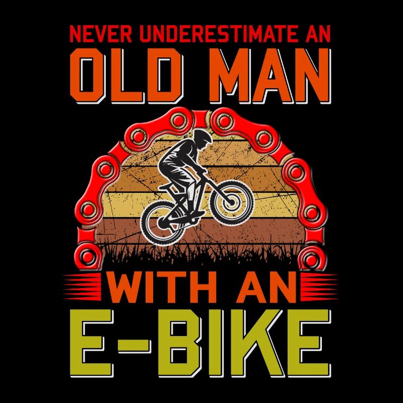 Never Underestimate an Old Man with an E BIKE