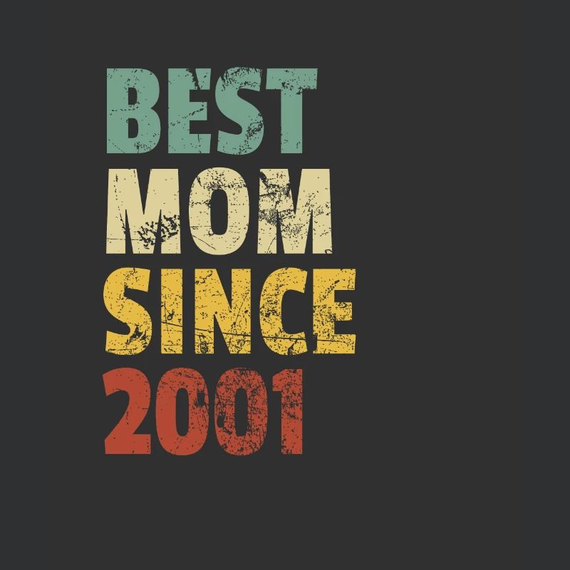 Beste Mutter seit 2001 Muttertags-Slogan-Zitat