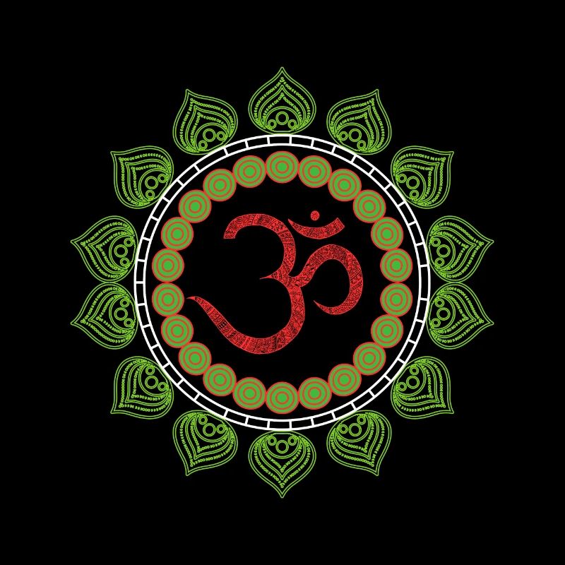 Motif créatif psychédélique de Goa
