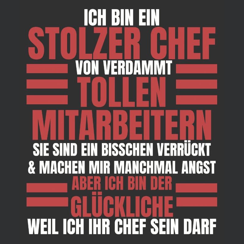Ich Bin Ein Stolzer Chef Geburtstag Geschenk