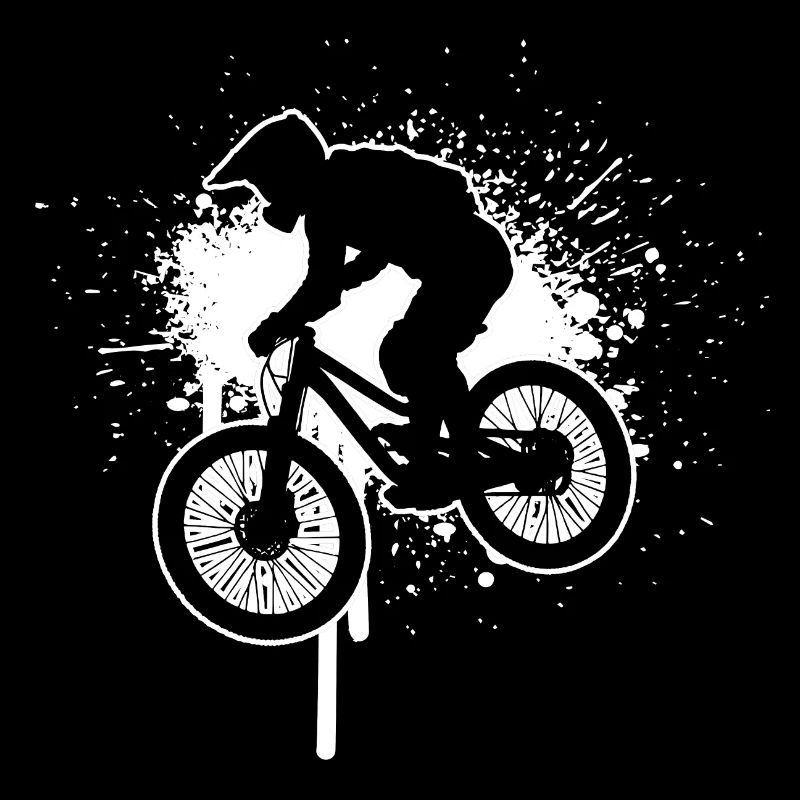 Mountainbiker Radfahren Radfahrer Herren