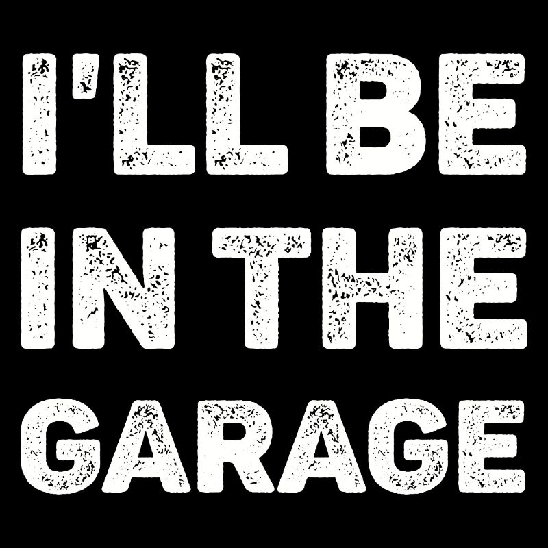 Ich werde in der Garage sein Mechaniker