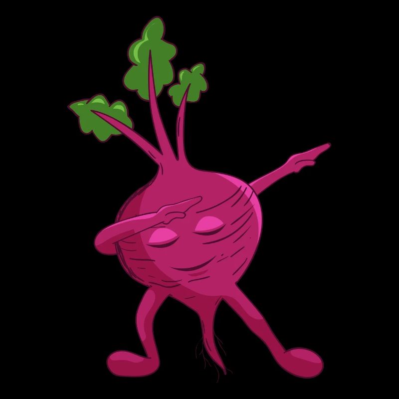 Dabbing Rote Bete