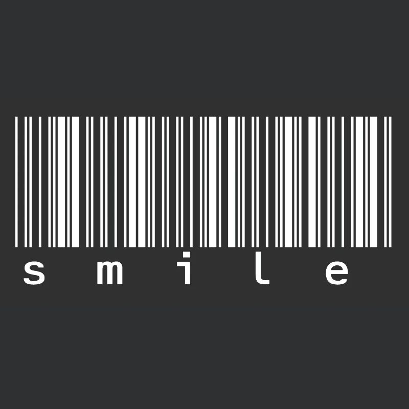 Barcode Strichcode Smile Lachen