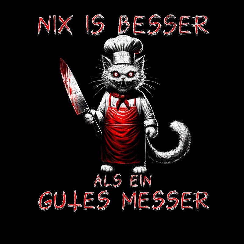Gruseliger Koch Katze