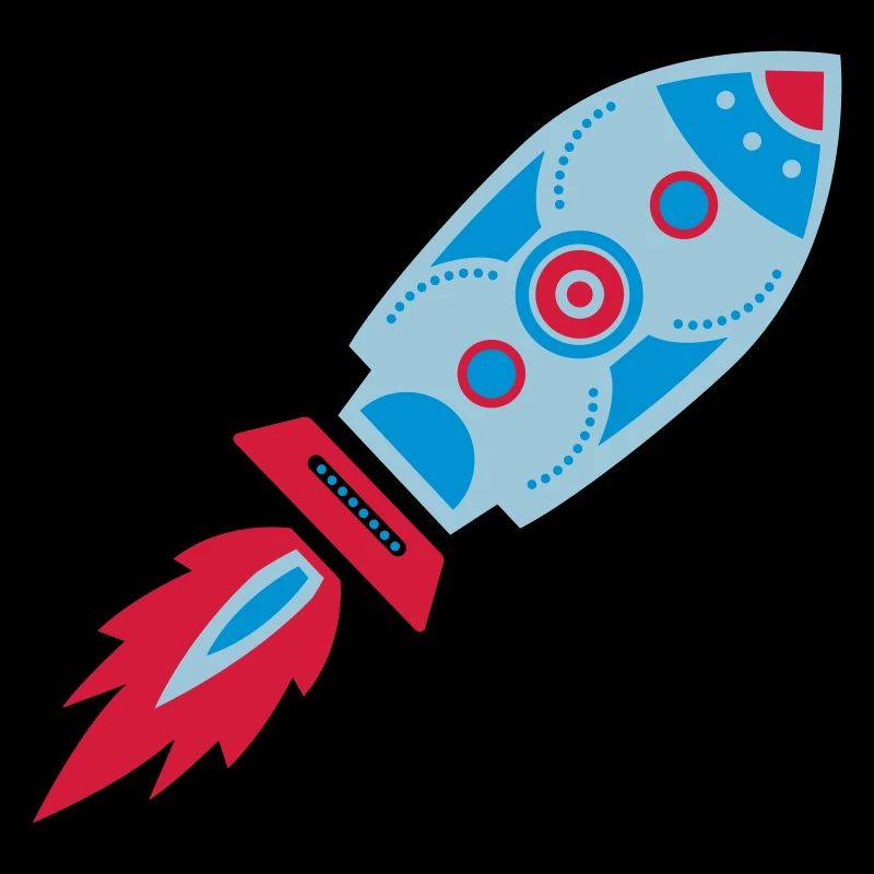 Retro Rakete, Science Fiction, Space, Weltraum