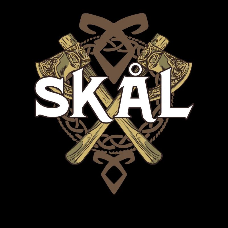 Skal Skol Wikinger Trinkspruch Met