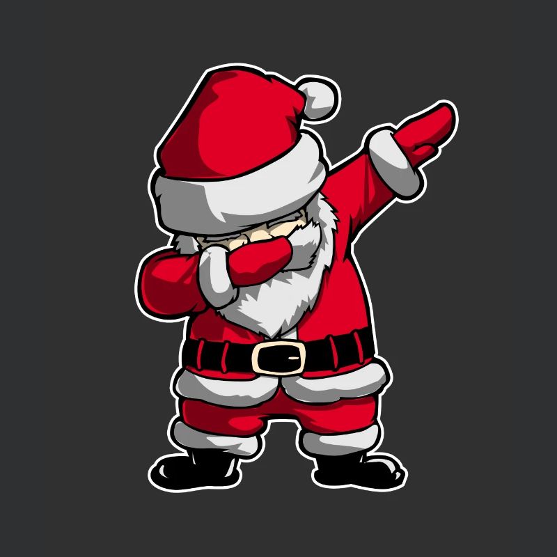 Dabbender Weihnachtsmann Dabbing Santa Geschenk