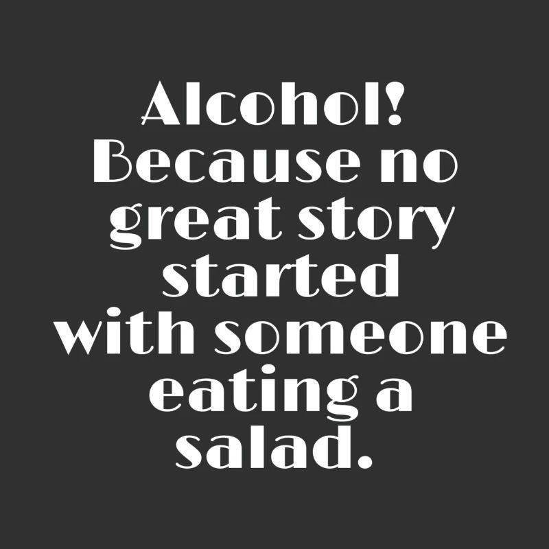 Alkohol Spruch