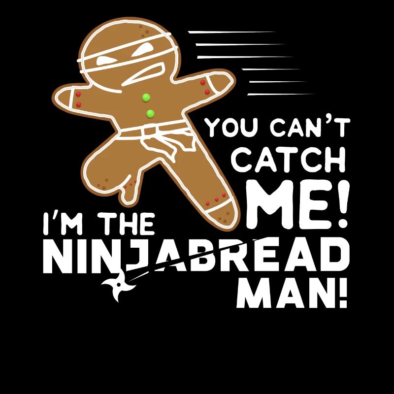 Funny Parody Gingerbread Ninjabread Ninja Gift