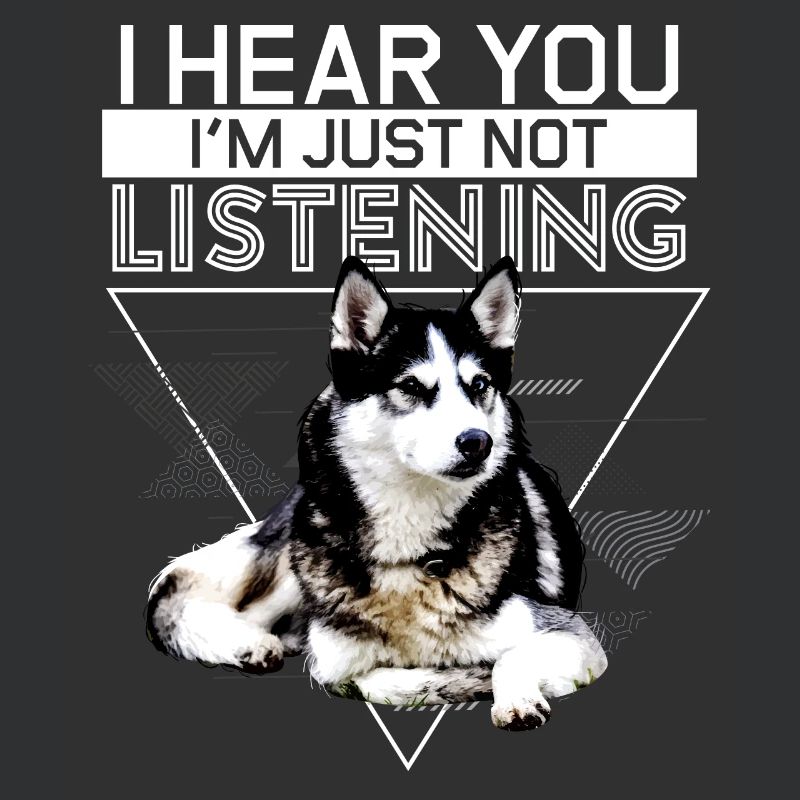 Conception de cadeau de propriétaire Husky sibérien - juste pas