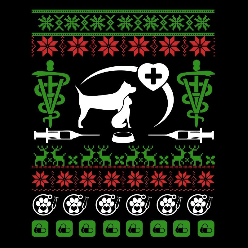 Funny Vet Tech Cadeaux De Noël