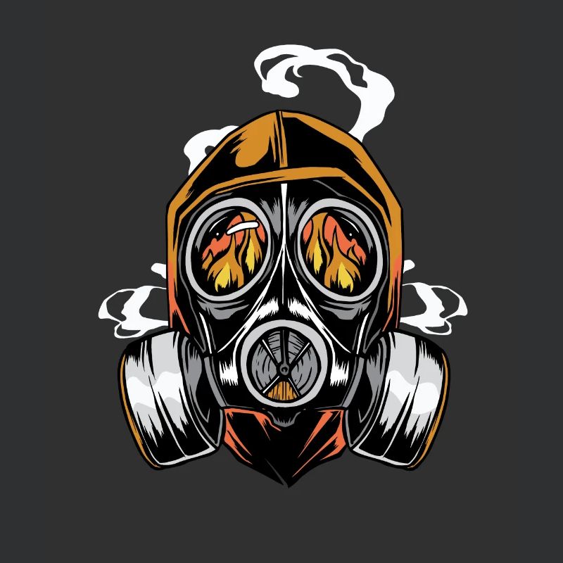 Peste de catastrophe de masque à gaz