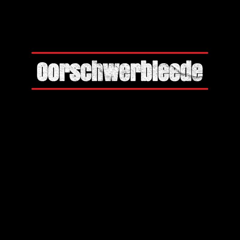 Oorschwerbleede blanc rétro