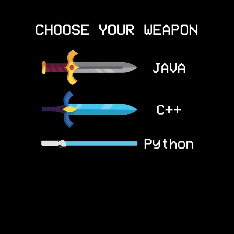 choisissez vos langages de programmation d'armes informatique