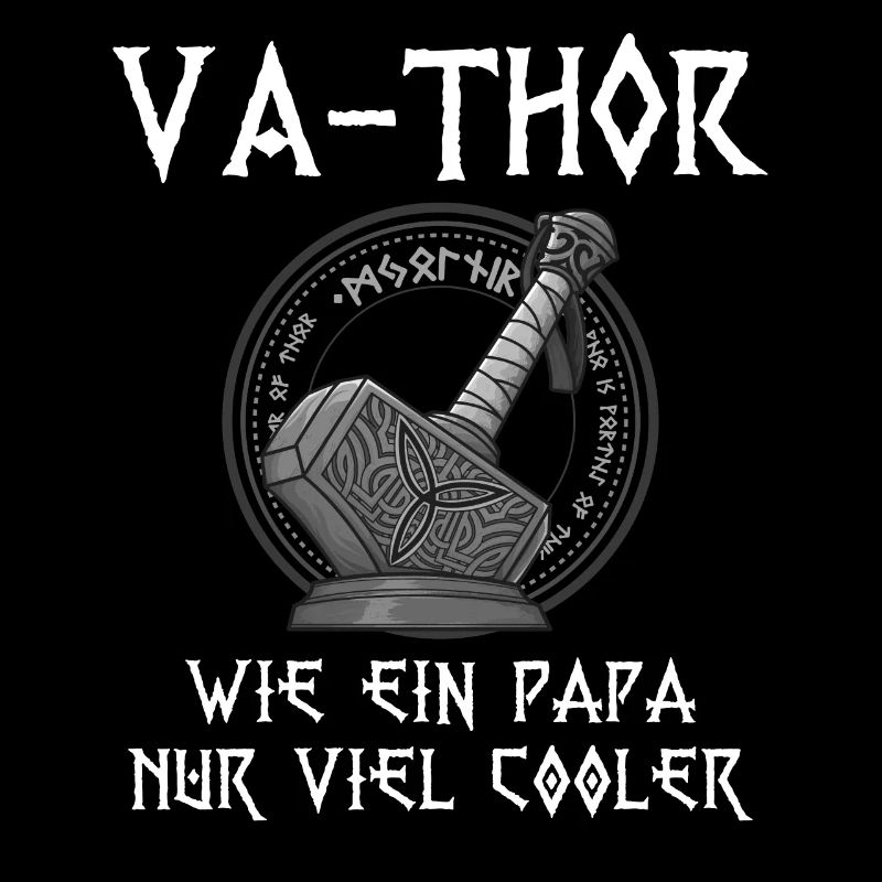 Va-Thor Vater Thor Vatertag Wikinger Papa Geschenk