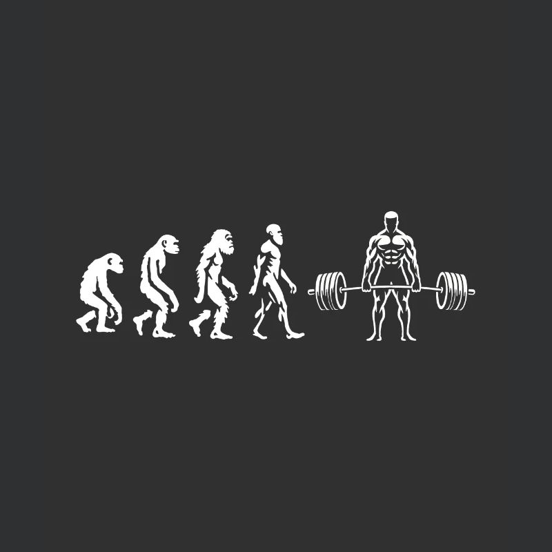 Evolutionärer Bodybuilder Kreuzheben