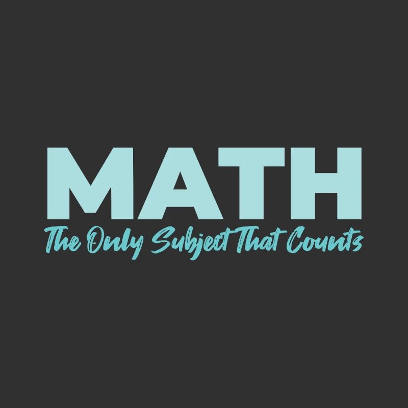 Math Le seul sujet qui compte Idée cadeau