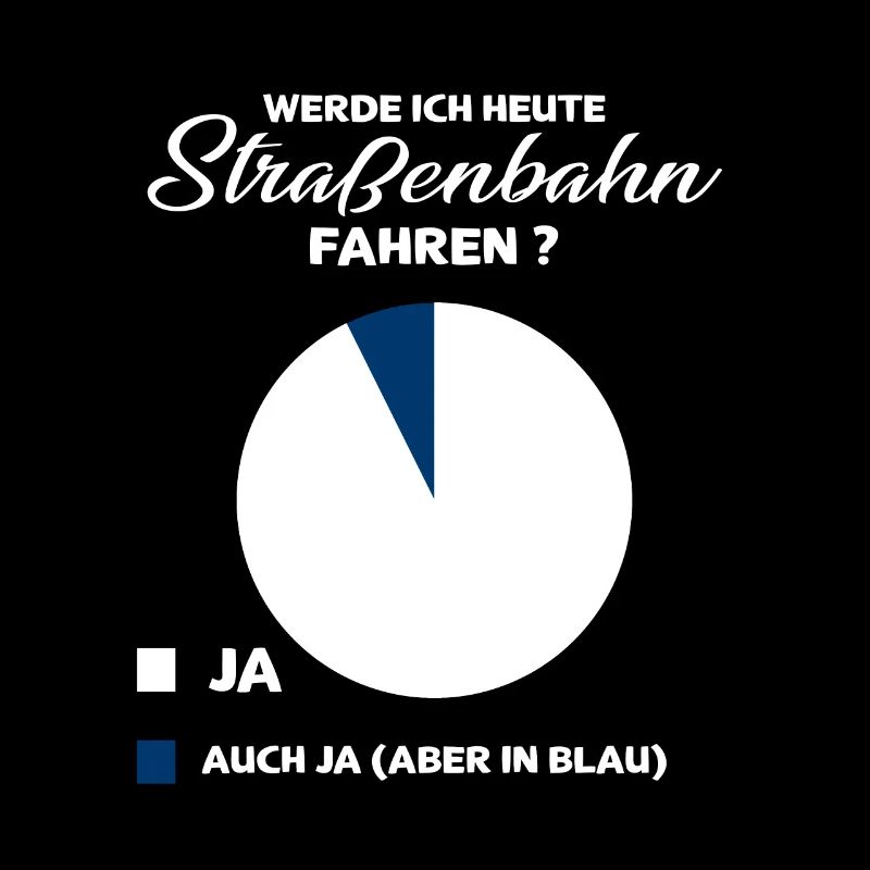 Straßenbahn Spruch Geschenk