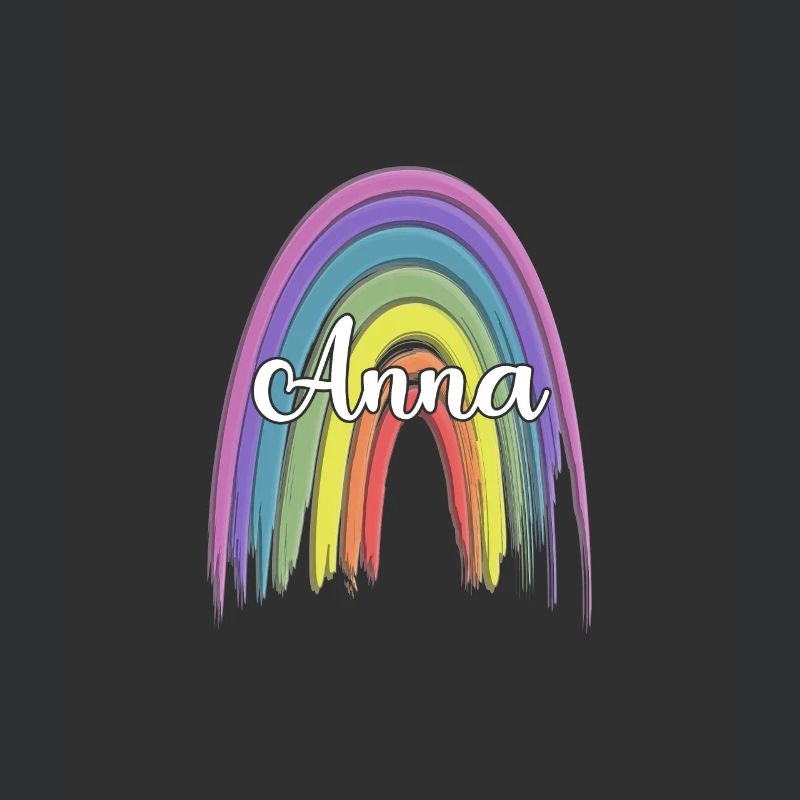 ANNA Rainbow Cursive