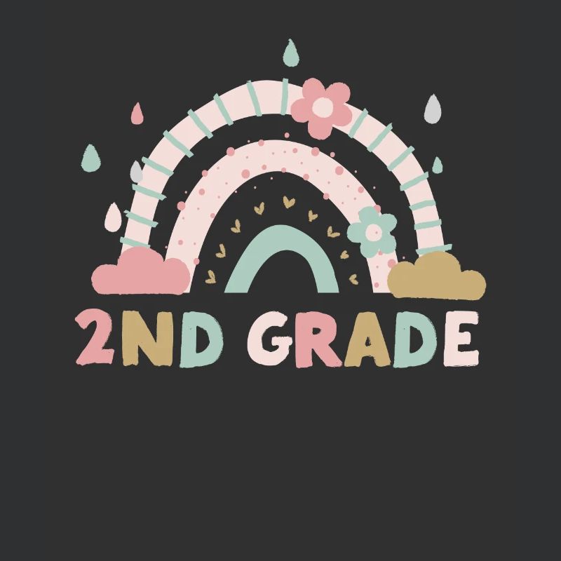 Second Grade 2nd Rainbow Teacher Student 100th