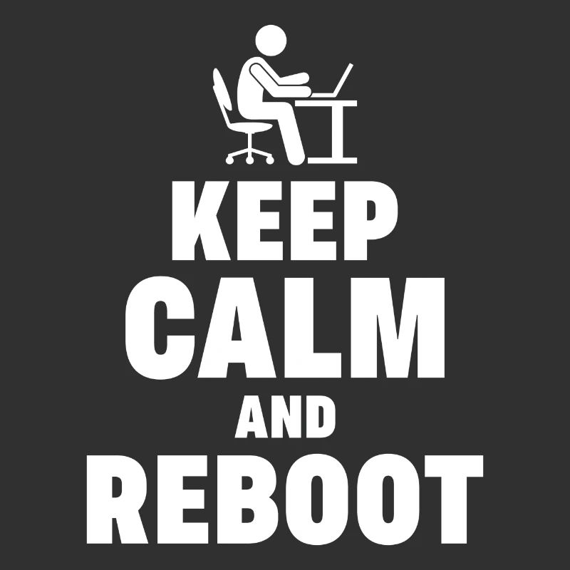 Keep Calm and Reboot Admin Sysadmin Geschenk