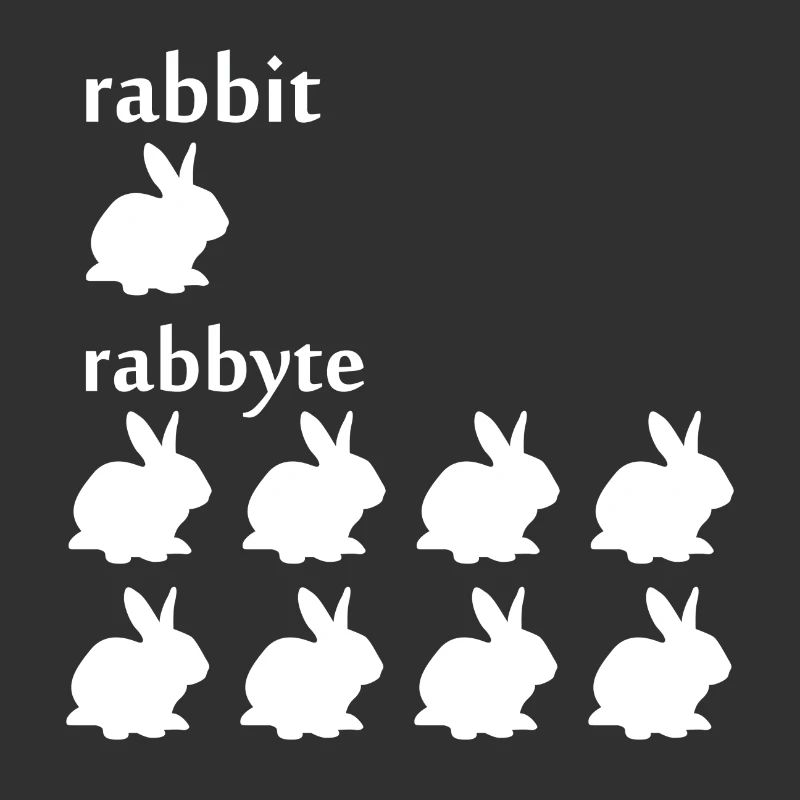 Programmierer Informatiker byte Rabbit Geschenk
