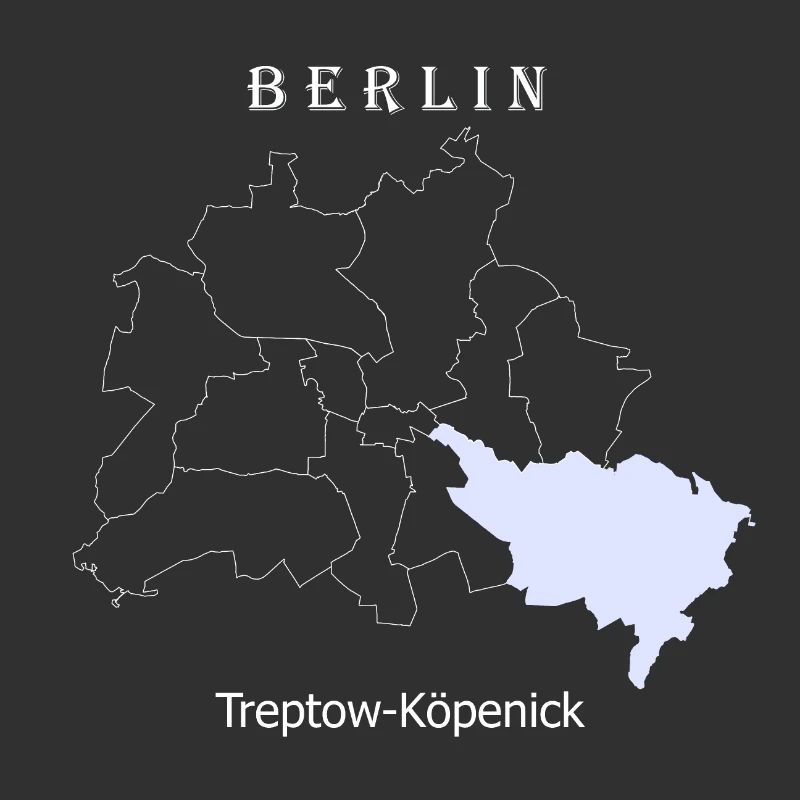 City Map Berlin Treptow Köpenick Map