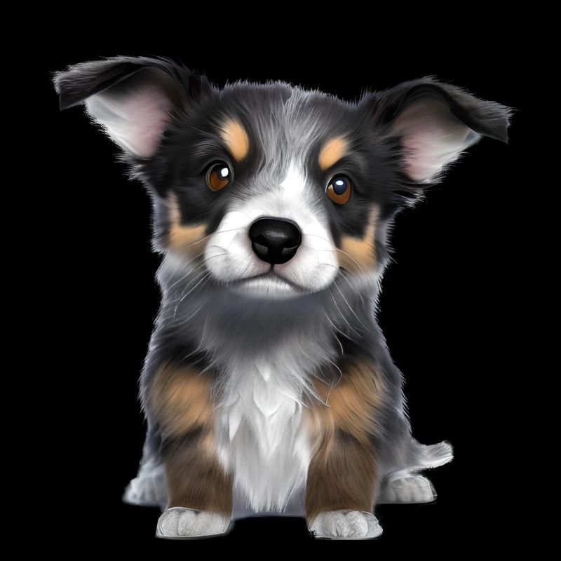 Propriétaire de chien chiot berger australien