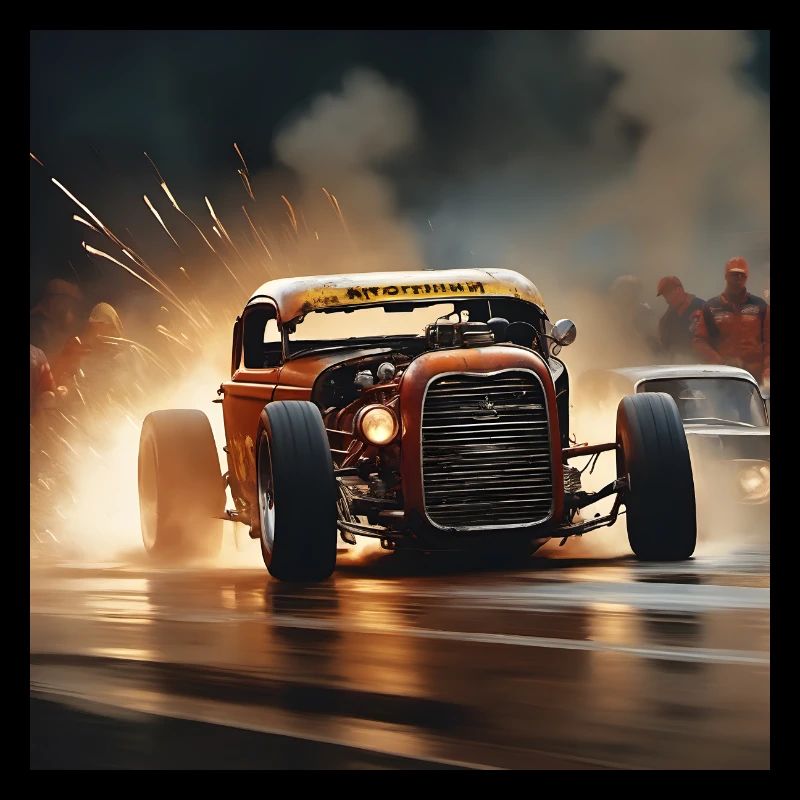Rusty Hot Rod racing #10