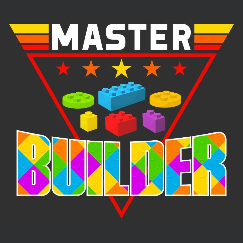 For Block Builder Dad Master Builder